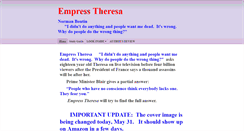 Desktop Screenshot of empresstheresa.com