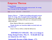 Tablet Screenshot of empresstheresa.com